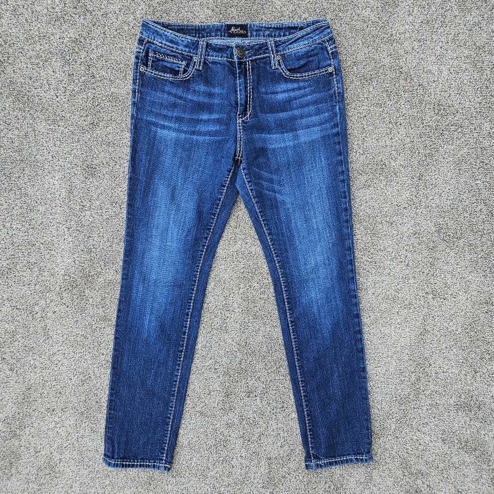 Vigoss Skinny Jeans Medium Wash Mid Rise Stretch Denim Jeans Women's Size 10